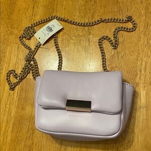 Lavender Chain Strap Crossbody Mini Bag